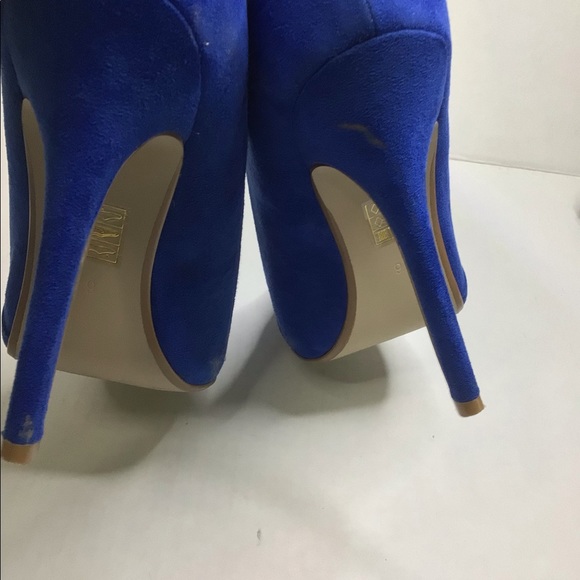 ASOS royal blue pointy toe heels size 9. - Picture 7 of 8